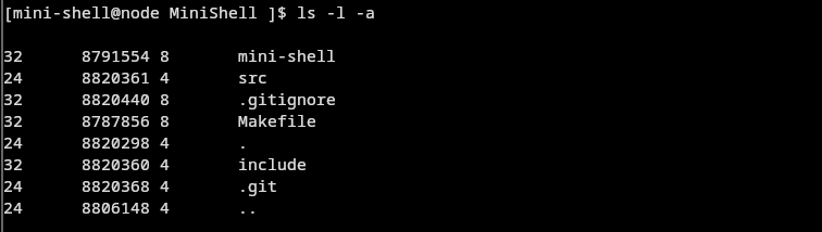 MiniShell (A minimalist shell built from scratch)